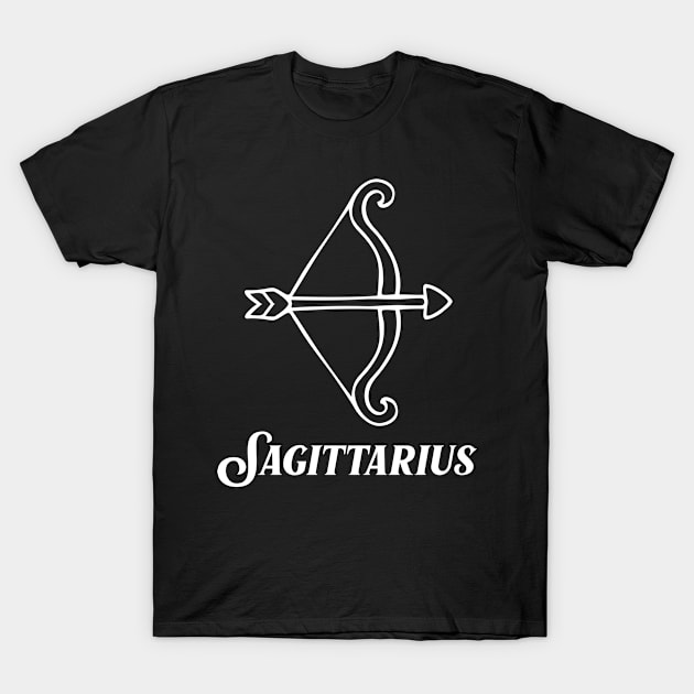 sagittarius zodiac sign T-Shirt by Ericokore